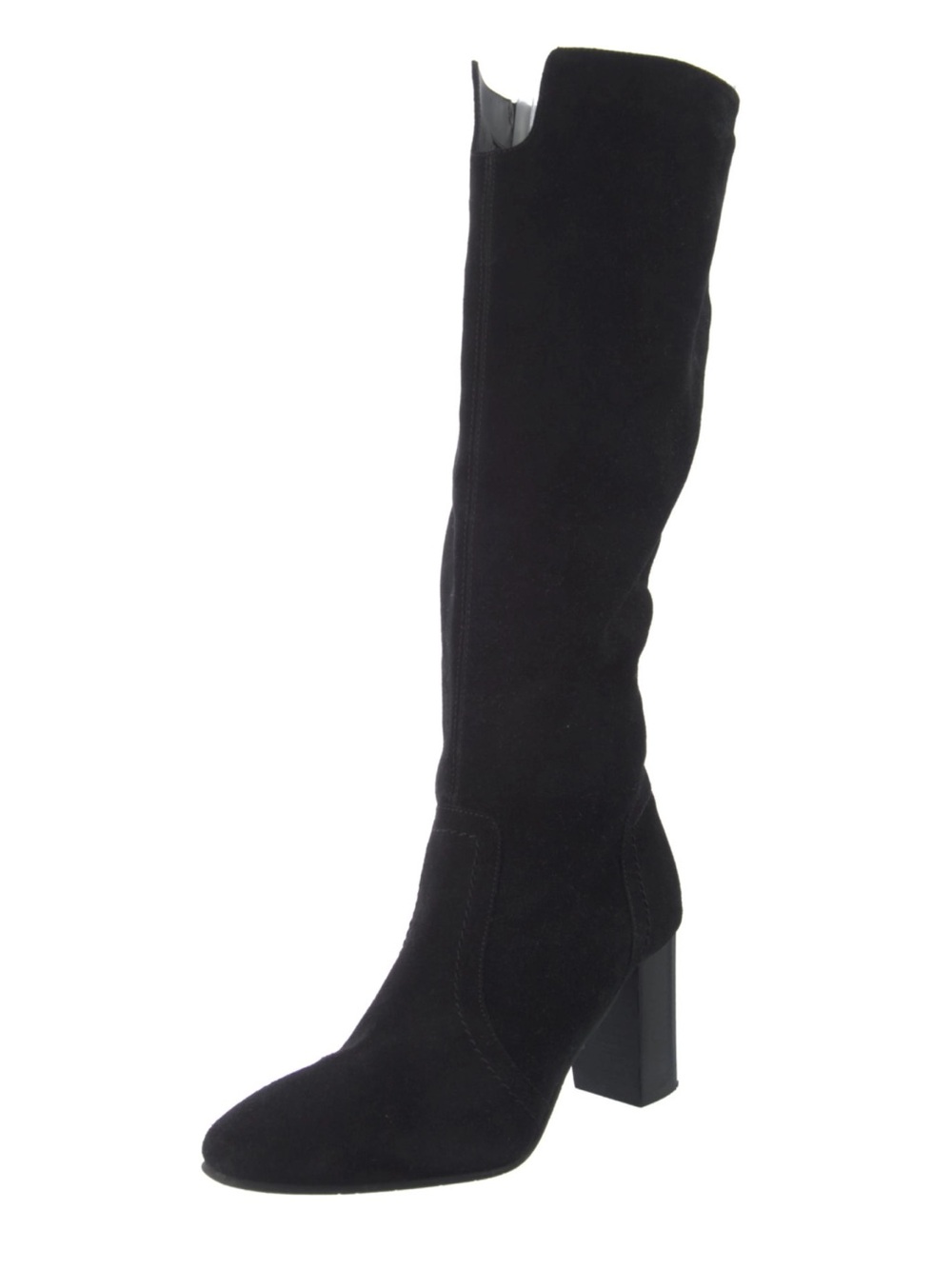 NEW AQUATALIA Black Suede Tall Boots Size 7.5